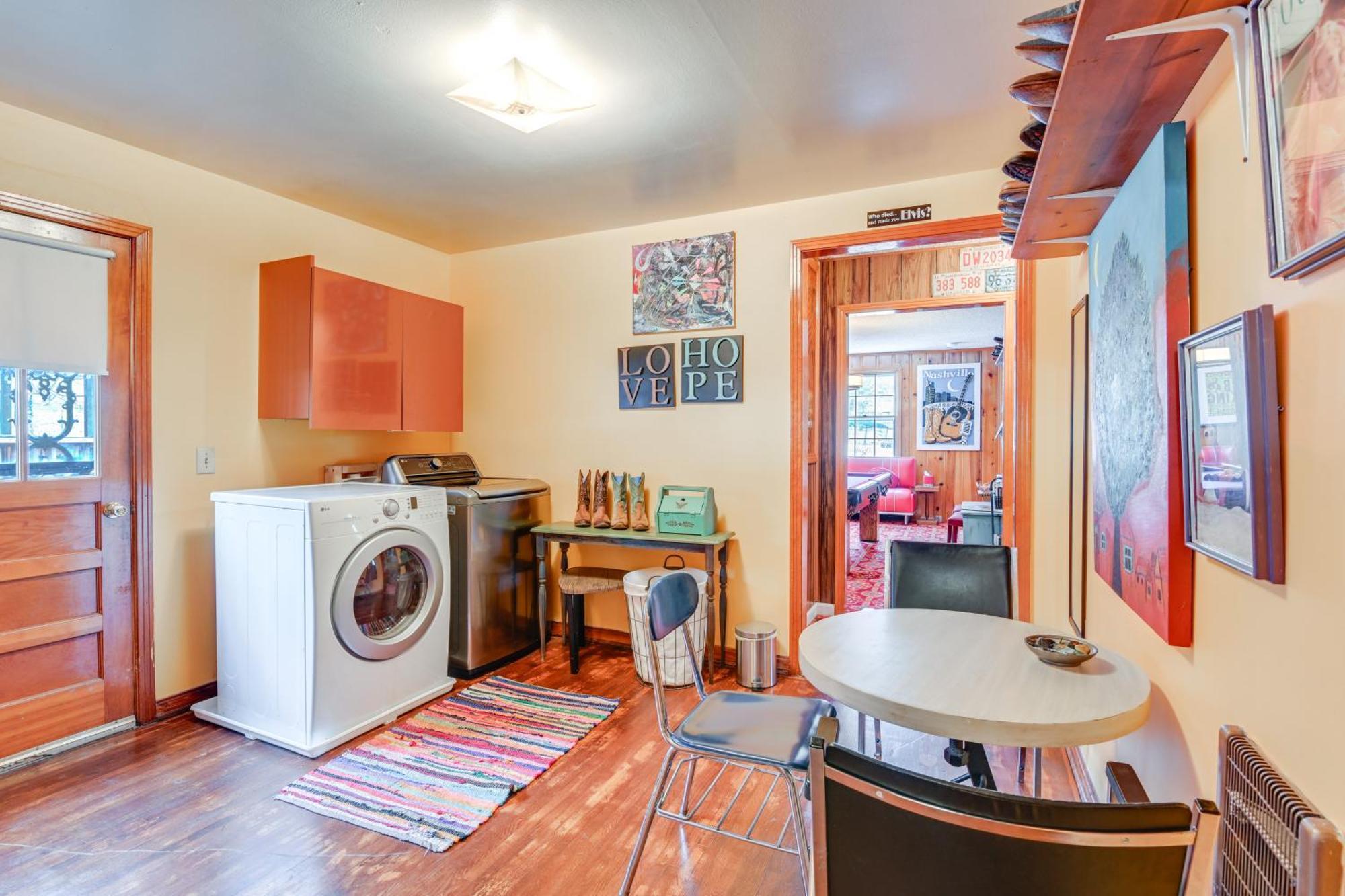 6 Mi To Downtown 70S-Themed Home In Nashville! Dış mekan fotoğraf