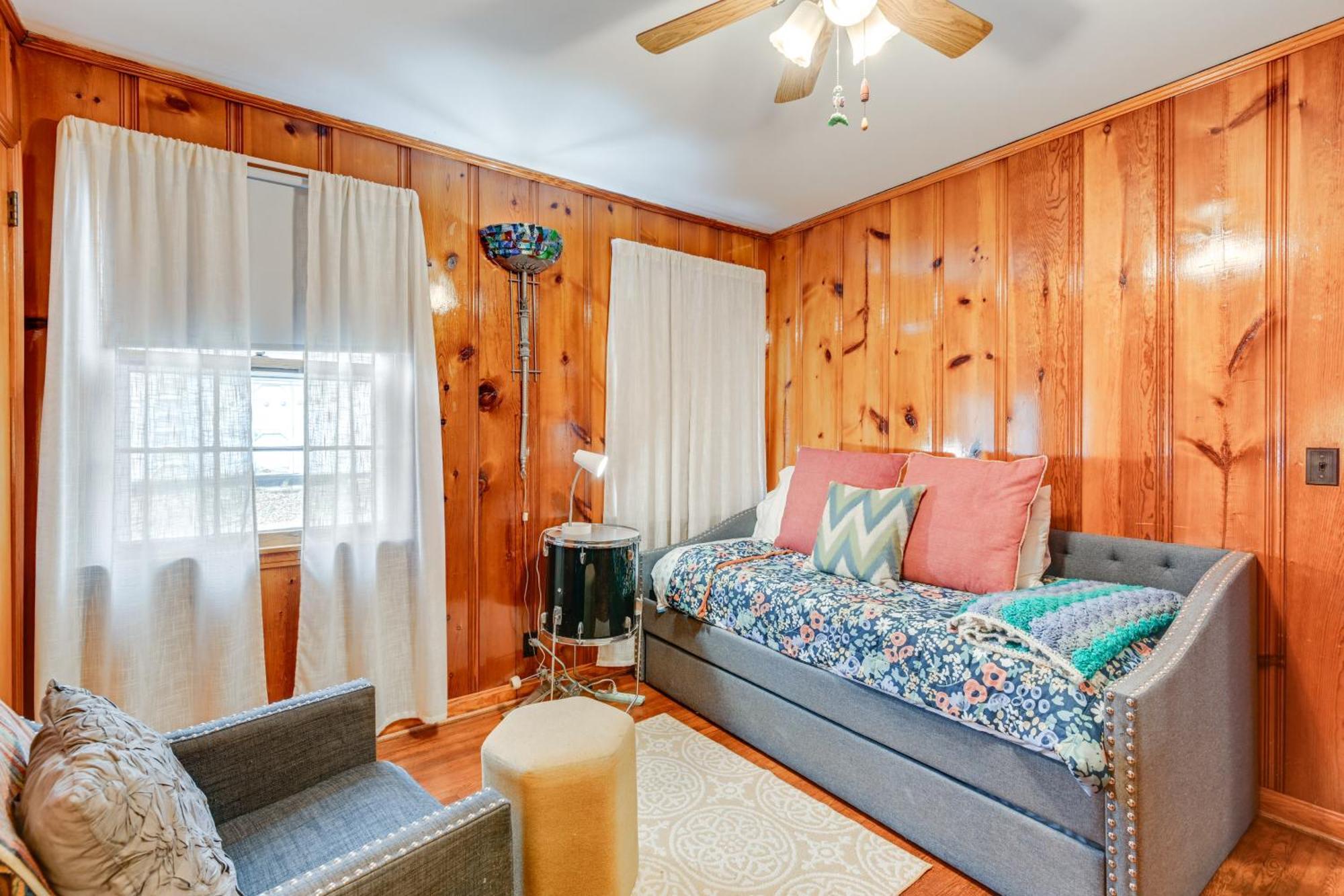 6 Mi To Downtown 70S-Themed Home In Nashville! Dış mekan fotoğraf