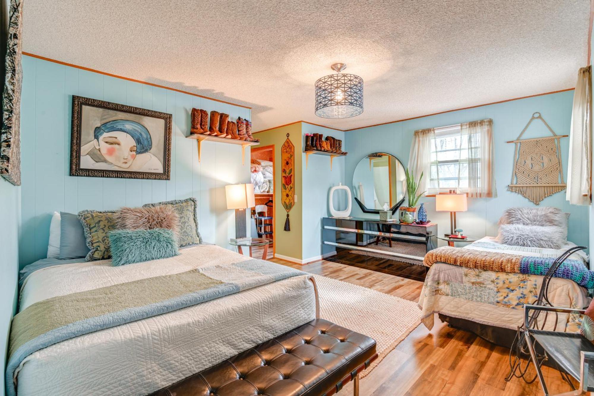 6 Mi To Downtown 70S-Themed Home In Nashville! Dış mekan fotoğraf