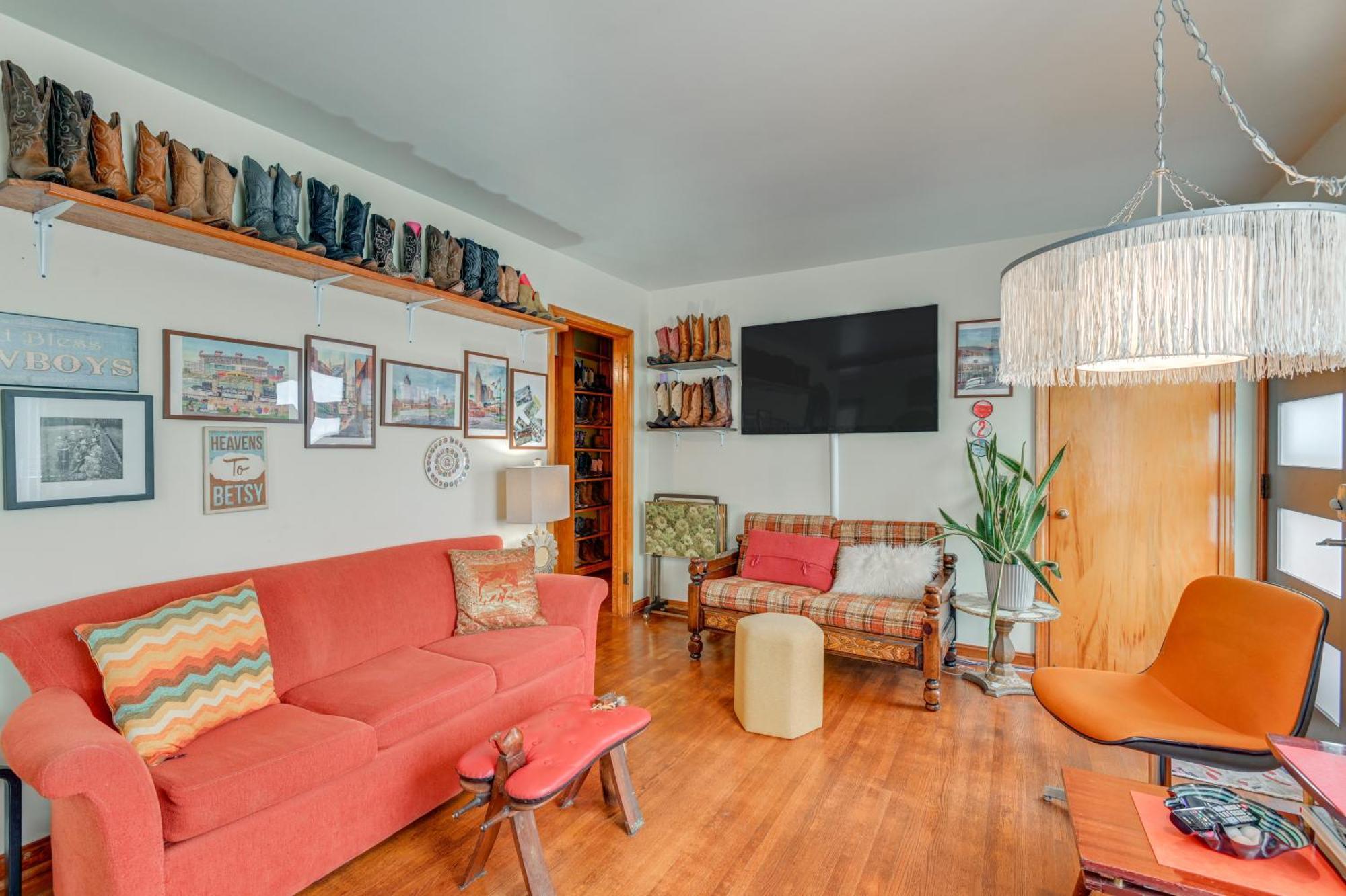 6 Mi To Downtown 70S-Themed Home In Nashville! Dış mekan fotoğraf
