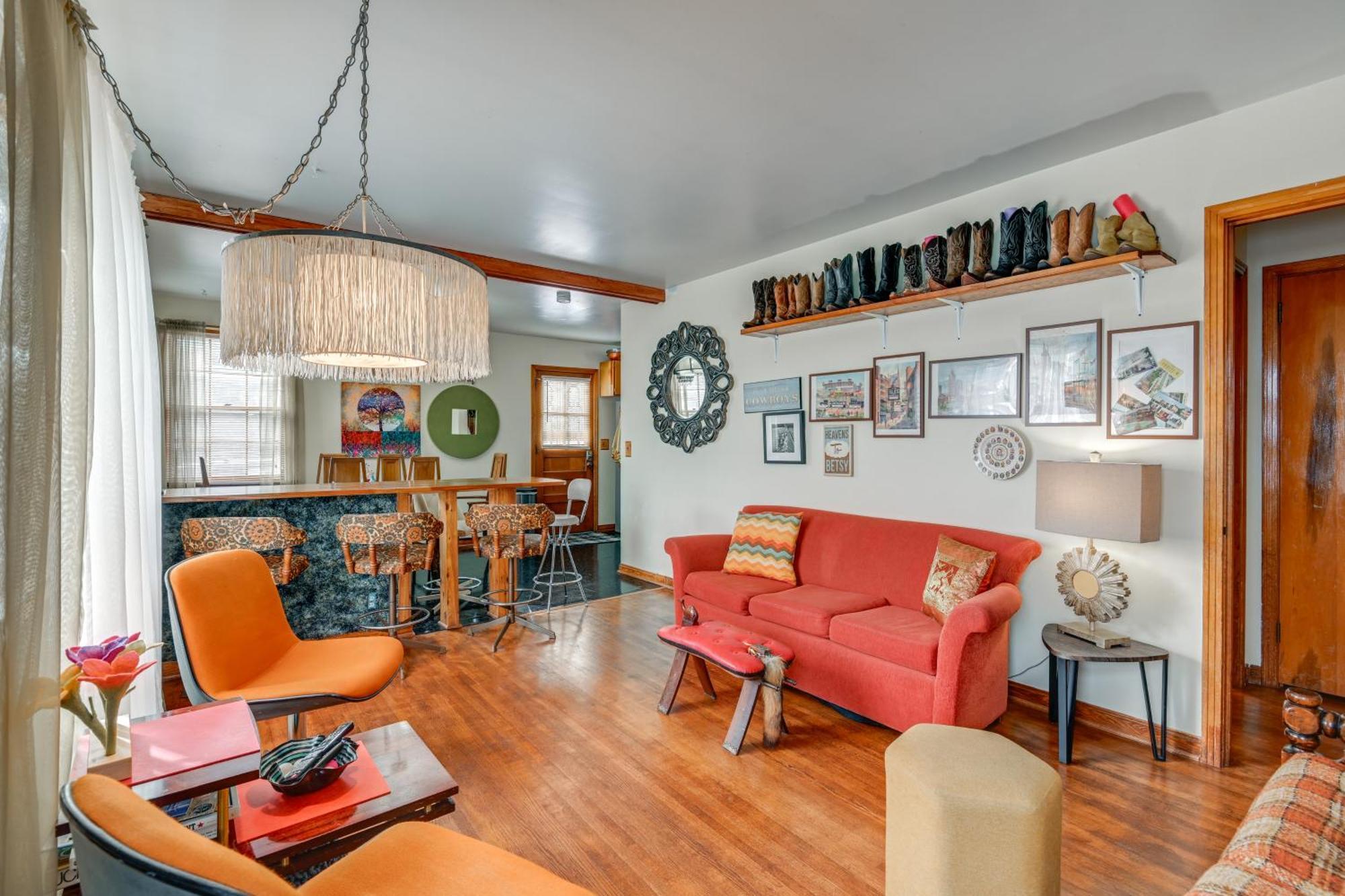 6 Mi To Downtown 70S-Themed Home In Nashville! Dış mekan fotoğraf