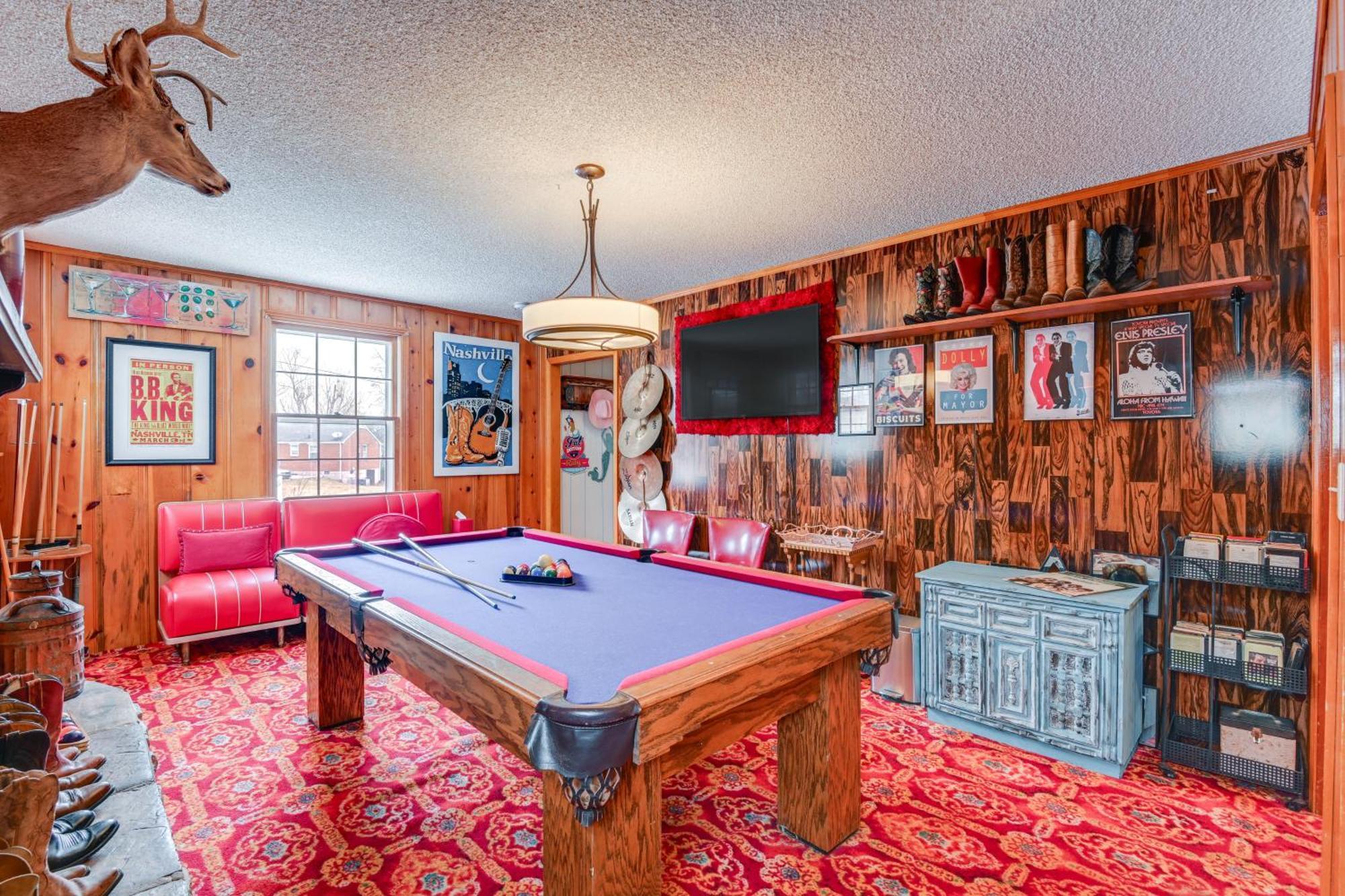 6 Mi To Downtown 70S-Themed Home In Nashville! Dış mekan fotoğraf